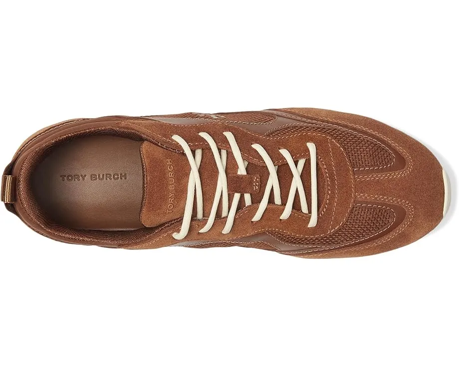 Кроссовки Field из замши на резиновой подошве Tory Burch