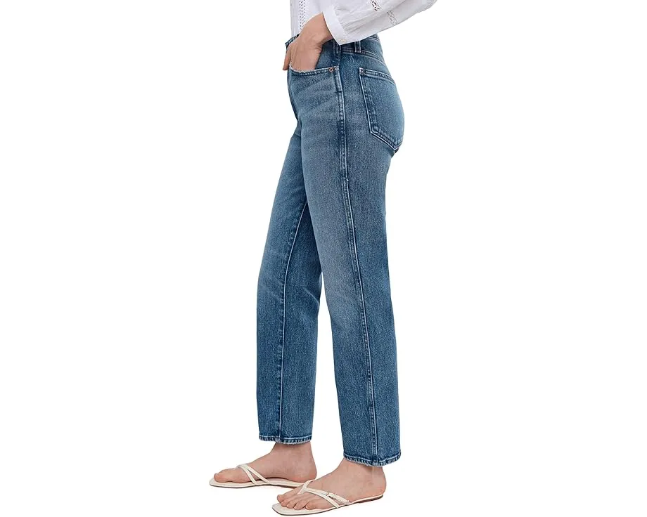 Узкие прямые джинсы Petite Longline Straight Jean от Madewell в стирке Pickett