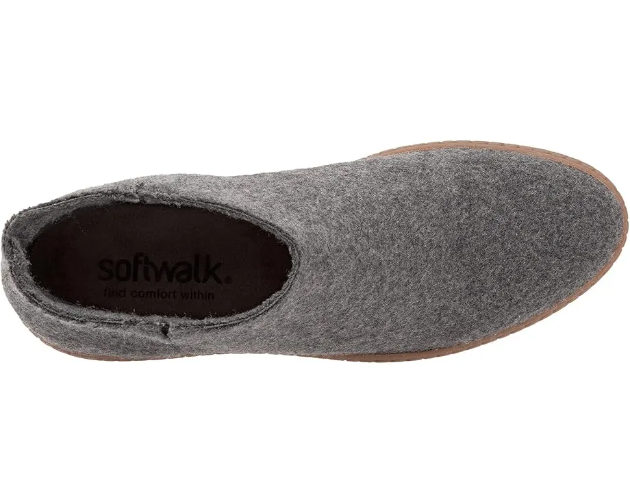 Ботильоны SoftWalk Izzy из войлока с резиновой подошвой