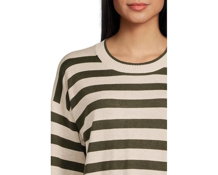 Свитер Georgie Stripe с полосками и круглой горловиной из мягкого кашемирового микса