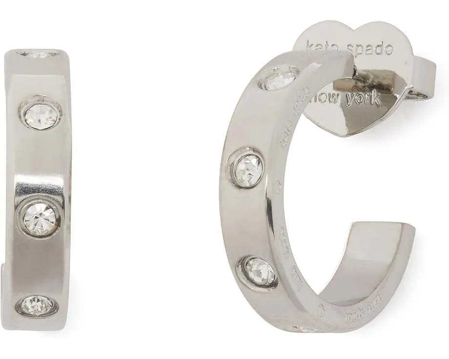 Серьги-конго Kate Spade New York Huggie со стразами