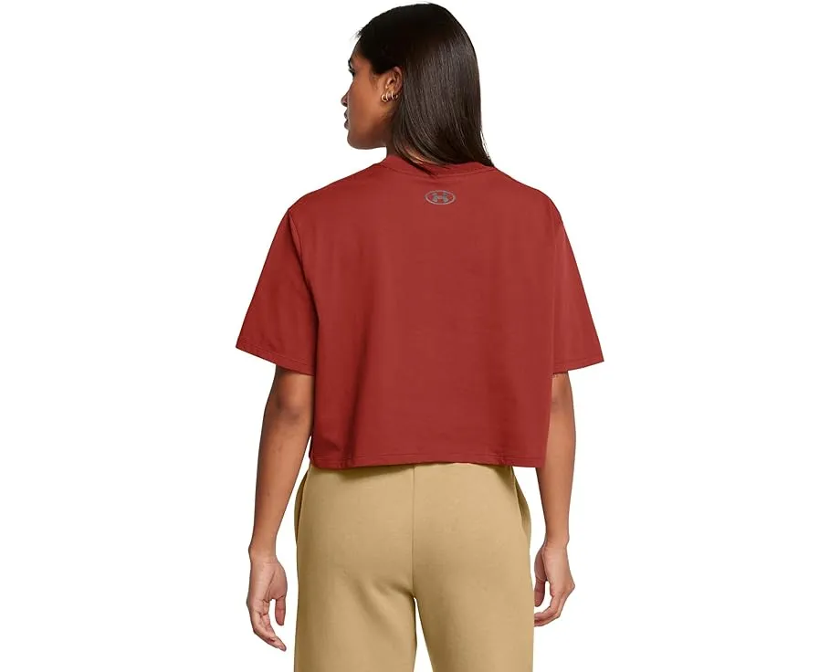 Кроп футболка Under Armour Boxy Crop Logo с коротким рукавом