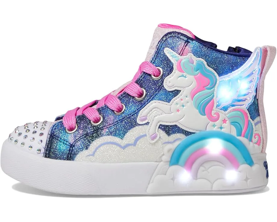 Детские кроссовки Skechers Twinkle Magic с подсветкой и единорогом