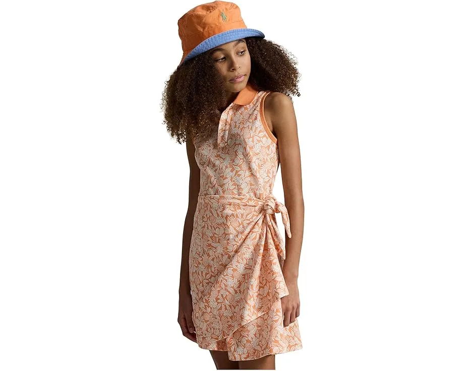 Платье-поло для девочки школьного возраста с ананасовым принтом Polo Ralph Lauren Kids