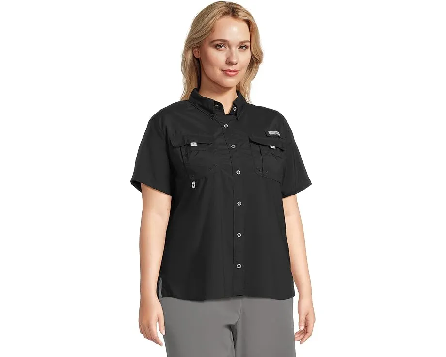 Columbia Plus Size Bahama II с коротким рукавом и защитой UPF 50