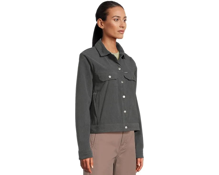 Columbia Blue Point Creek короткая рубашка-куртка из вельвета с карманами на кнопках