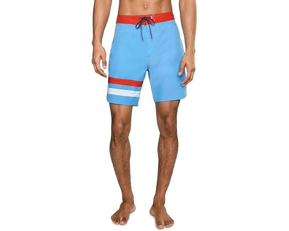 Шорты для серфинга Hurley Phantom Eco Block Party 18 дюймов с цветными блоками и эластичной тканью
