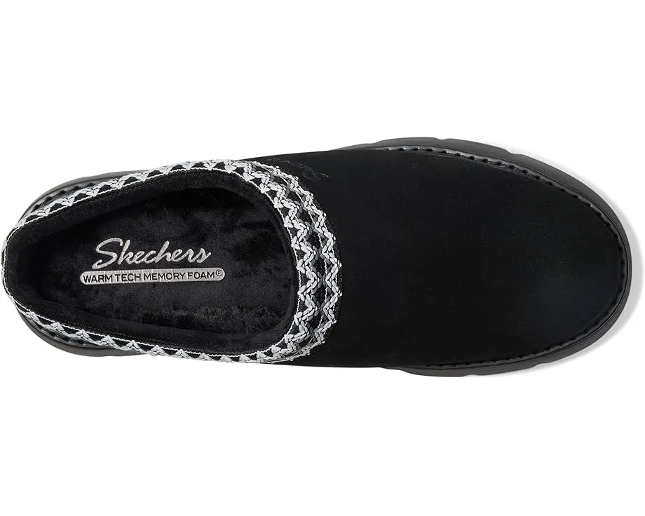 SKECHERS Cozy Up тапочки-клоги с шерстяной подкладкой и стелькой Memory Foam
