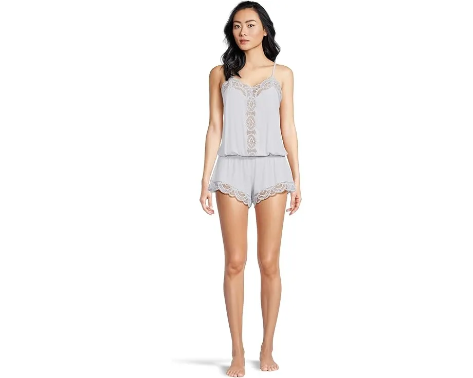 Комбинация Eberjey Mariana Dreamer Teddy с кружевом и свободной юбкой