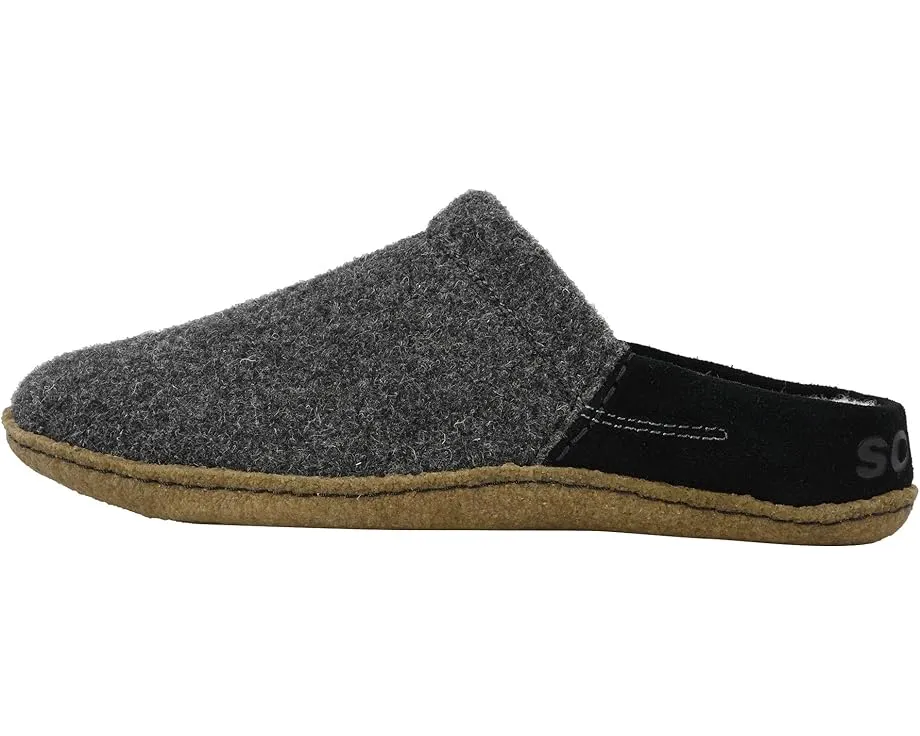 Тапочки SOREL Nakiska Scuff из замши и войлока с подошвой для улицы