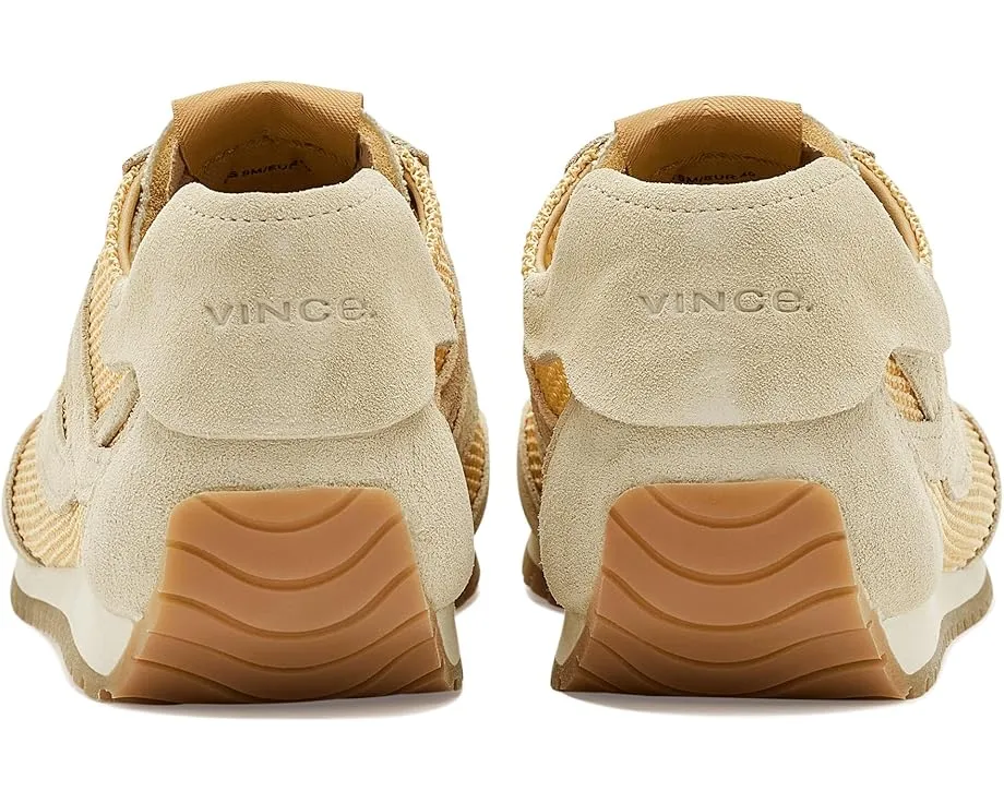 Кроссовки Vince Oasis Runner Raffia-W на шнуровке с текстурой рафии