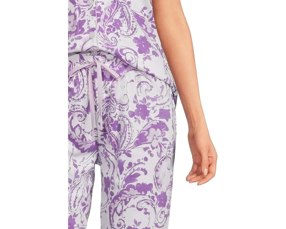 Двухкомпонентный комплект пижамы Karen Neuburger с капри и свободным кроем