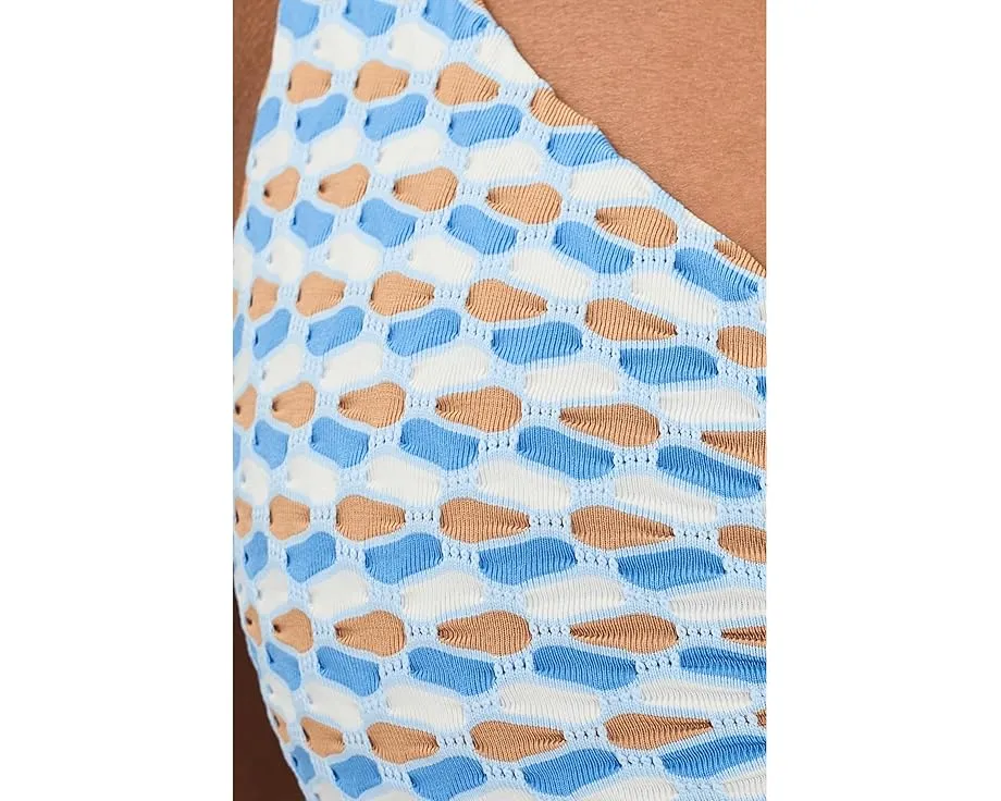 Топ Seafolly Mala Ring Front с кольцом спереди и регулируемыми бретелями