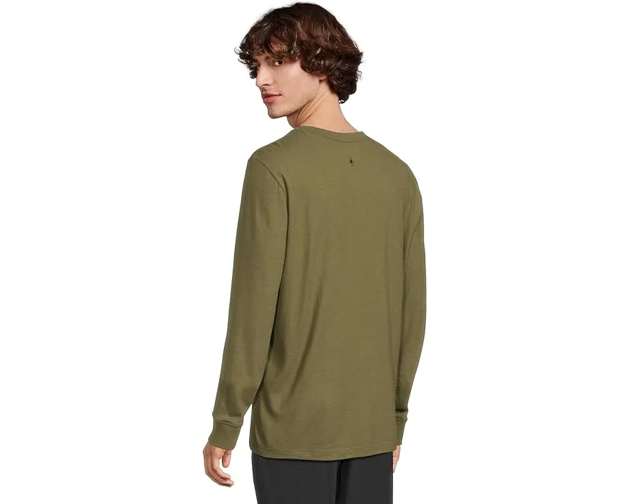 Smartwool Футболка Geometric Bear Long Sleeve Graphic Tee с принтом и защитой UPF 40+