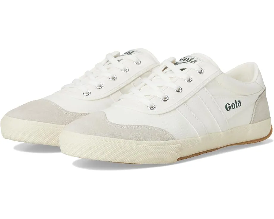Gola Badminton с верхом из холста и замшевыми накладками