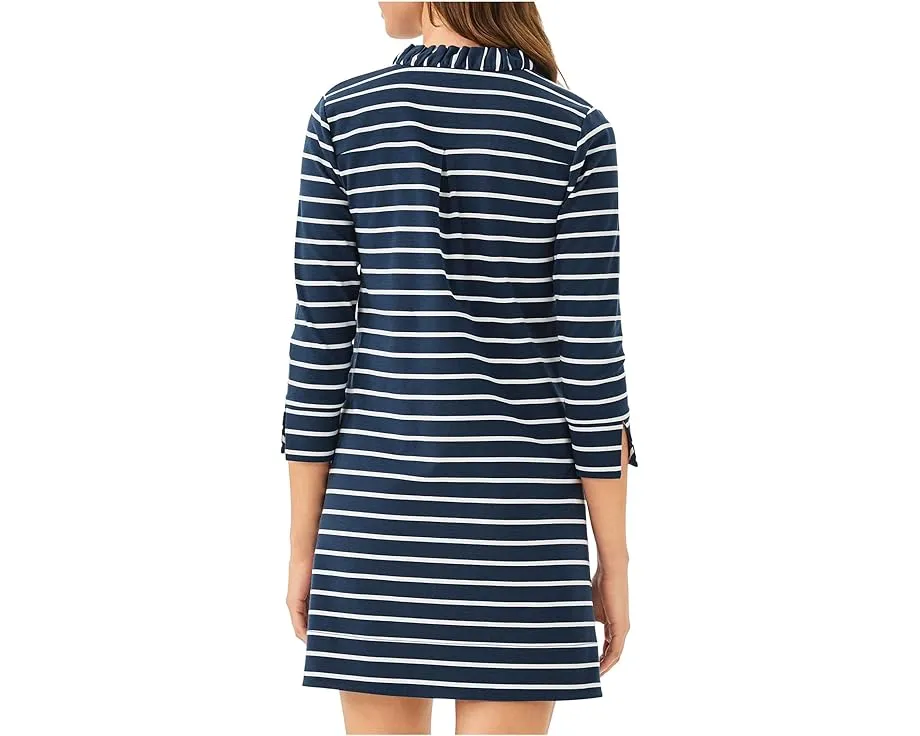 Платье Lilly Pulitzer Knightley с воротником стойкой и длинными рукавами