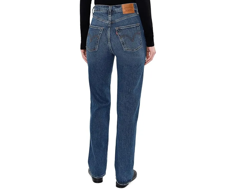Джинсы Levi's® Premium Ribcage Full Length с максимально высокой посадкой и прямым кроем