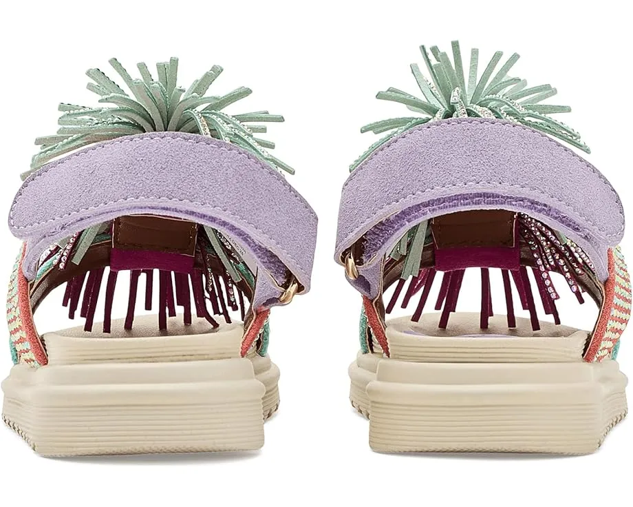 Детские сандалии Kurt Geiger London Orson Fringe с помпонами на мягкой коже