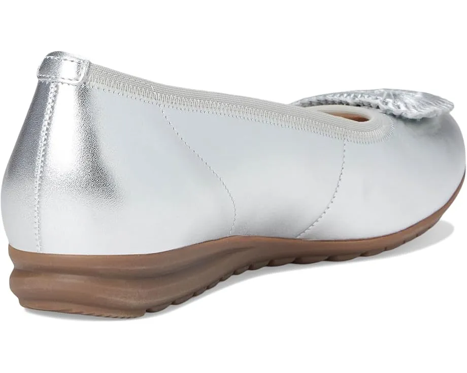 Балетки Gabor 62.623 из кожи на плоской подошве с резиновой подметкой