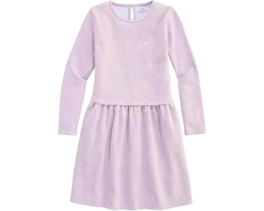 Блестящее платье для девочек с вышивкой кита и карманами Vineyard Vines Kids