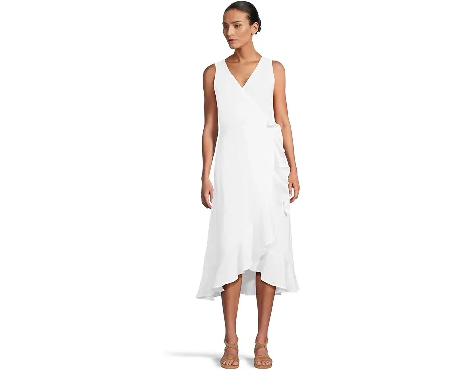 Tommy Bahama Coastalina Sleeveless Wrap Midi Dress из льна с запахом
