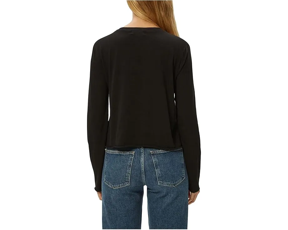 Футболка Michael Stars Aiko с длинным рукавом и круглым вырезом