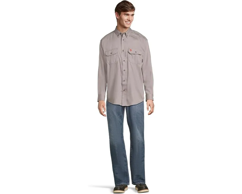 Рабочая рубашка Ariat FR Solid с длинными рукавами и огнестойкой тканью