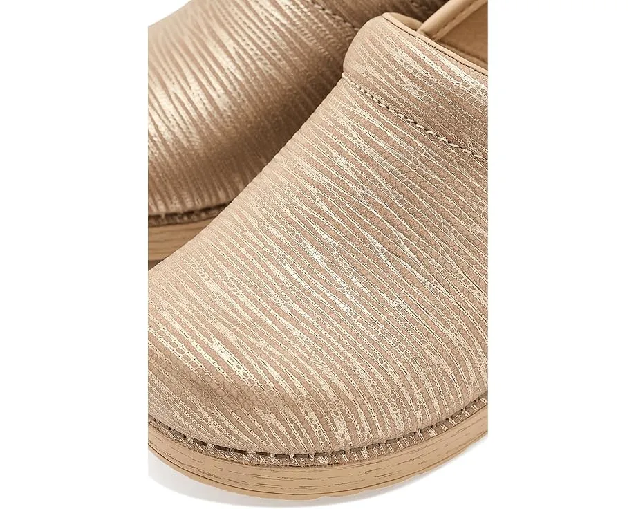 Клоги Dansko Professional из кожи Gold с пенной подошвой