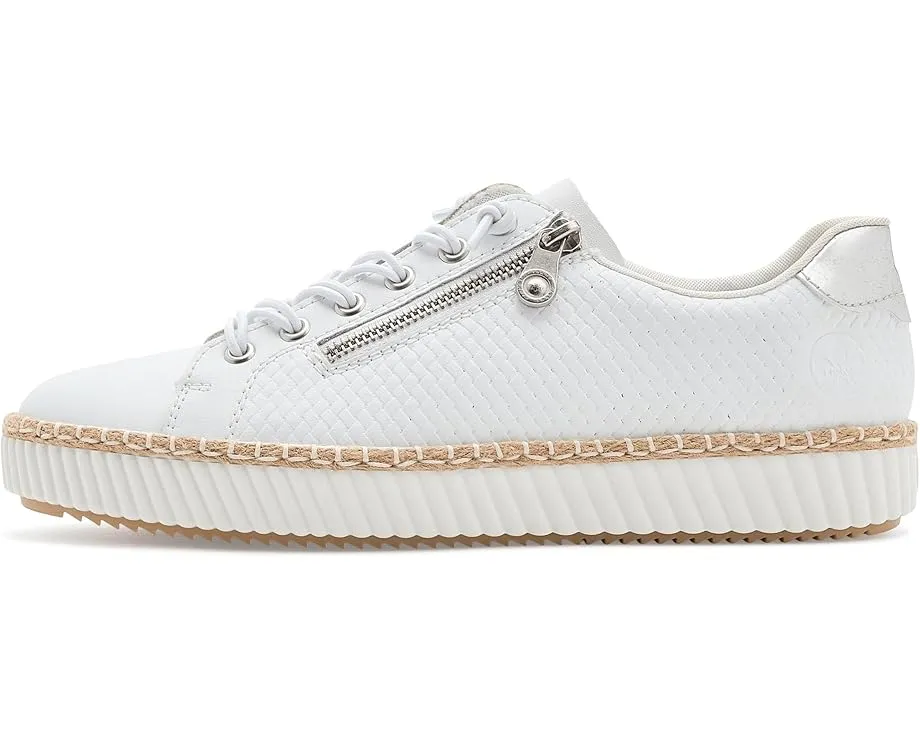 Кроссовки Rieker M2940 Enya 40 из гладкой кожи с молнией сбоку