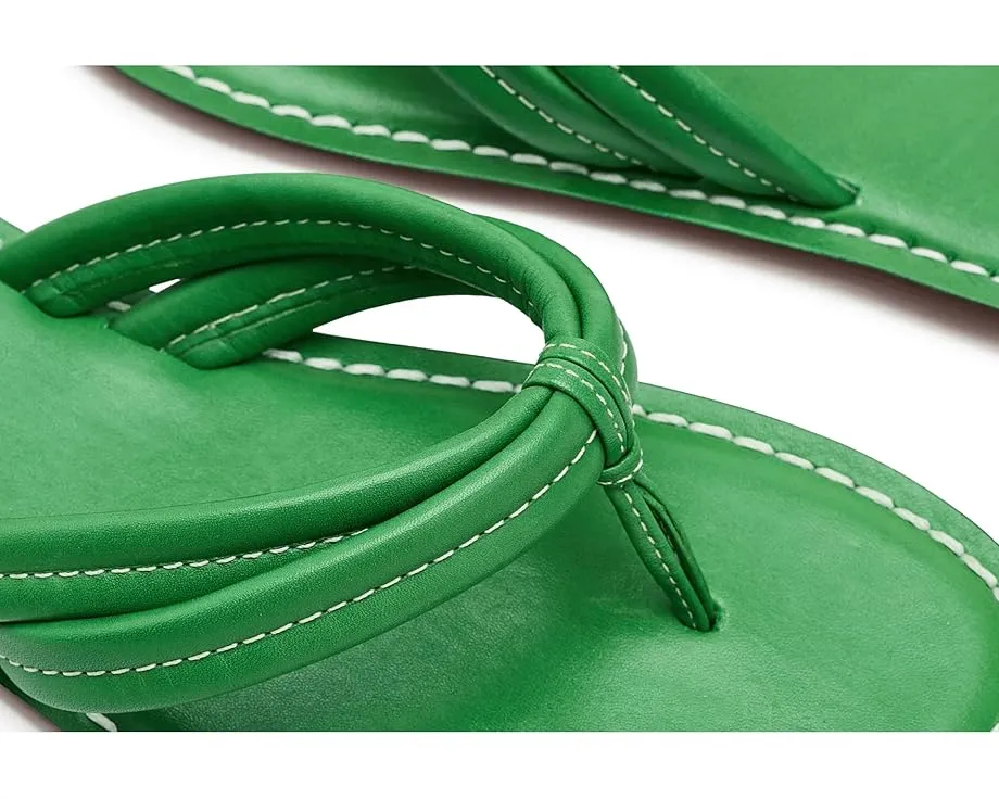 Бразильские шлепанцы Bernardo Miami из натуральной кожи