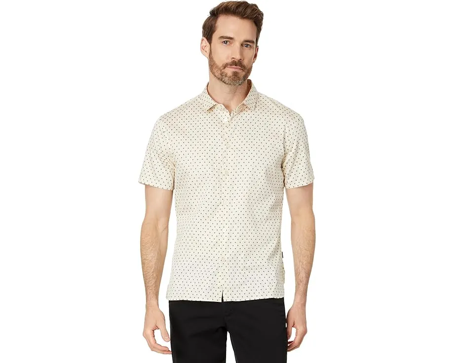 Рубашка John Varvatos Sean с цветочным принтом