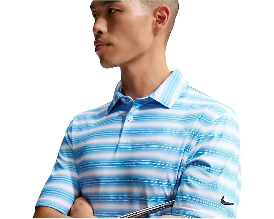 Пижамная рубашка Nike Dri-FIT Good Polo с коротким рукавом и полосками