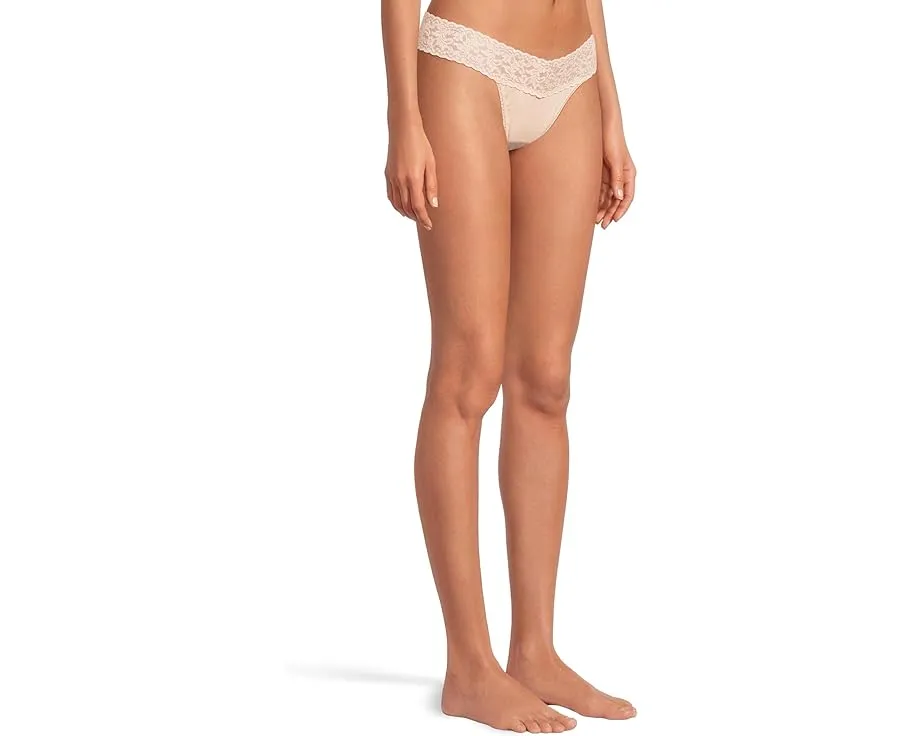 Стринги Hanky Panky из органического хлопка с кружевной резинкой