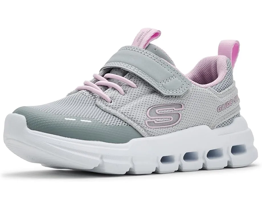 Кроссовки SKECHERS KIDS Glide-Step Flow с эластичными шнурками и сетчатым верхом