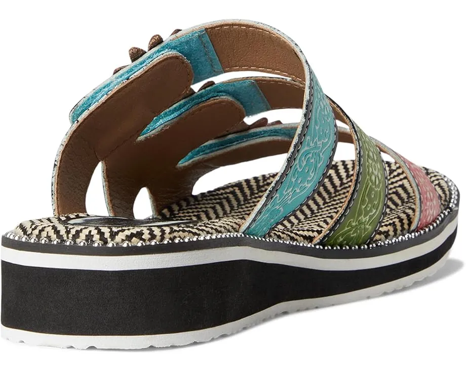 L'Artiste by Spring Step Сандалии Maryse с тремя ремешками и плетеной стелькой