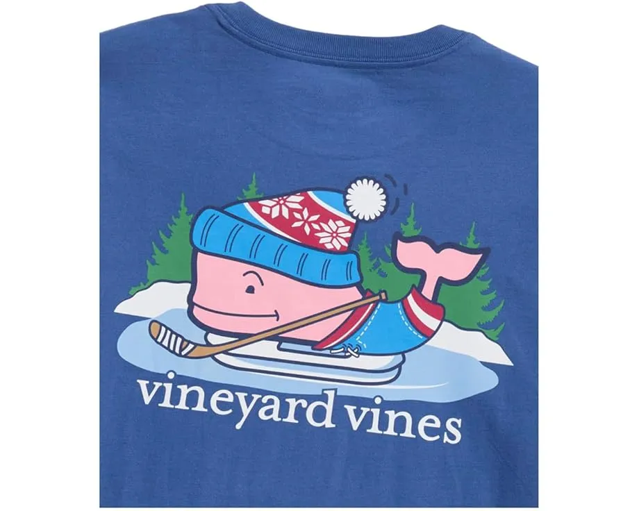 Vineyard Vines футболка с длинным рукавом и принтом хоккейного кита