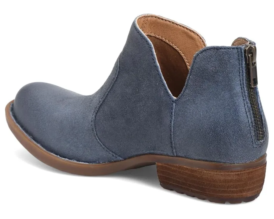 Ботильоны Born Kerri на молнии с каблуком из кожи Leawood и резиновой подошвой