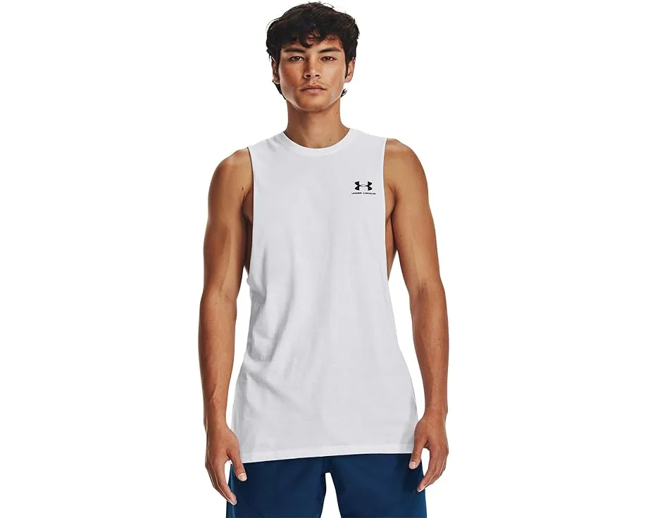 Мужской майка Under Armour Left Chest Cutoff с усиленной подвижностью