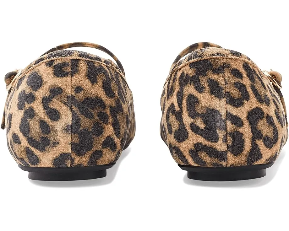 Балетки Classik с ремешком и квадратным каблуком из кожи Nine West