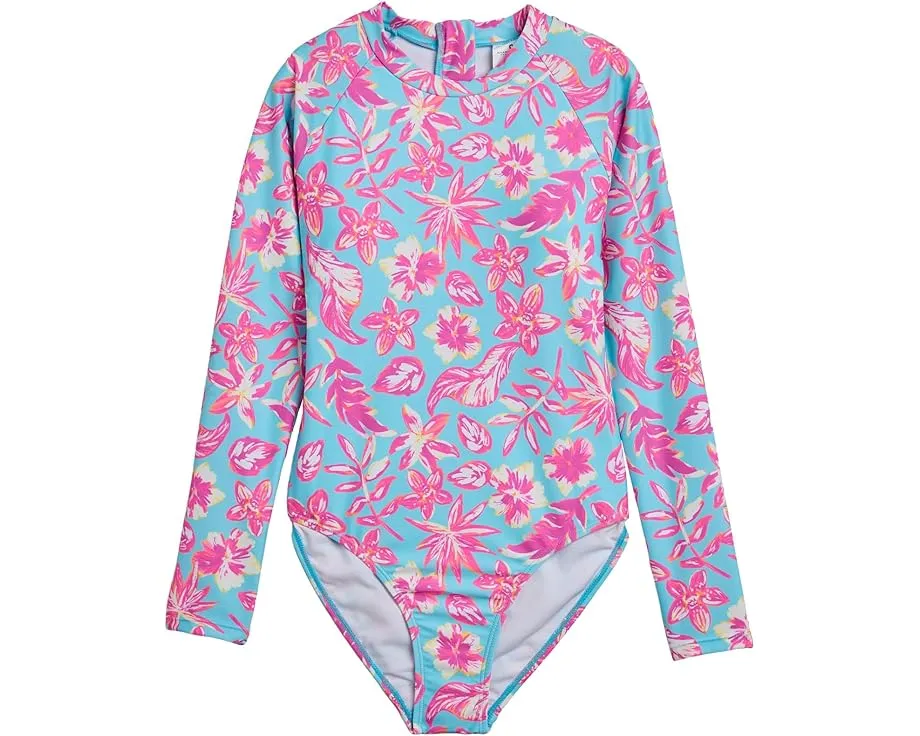 Детский лонгслив для плавания Snapper Rock Tropical Glow с защитой UPF 50+