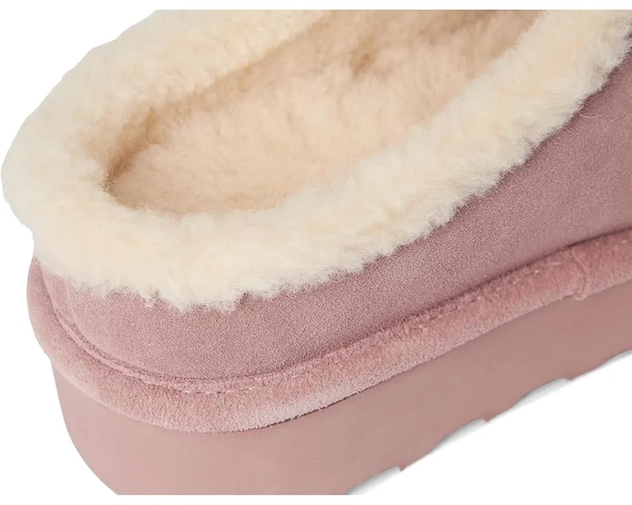 Домашние тапочки Bearpaw Izzy Platform Lo на платформе с водоотталкивающим верхом