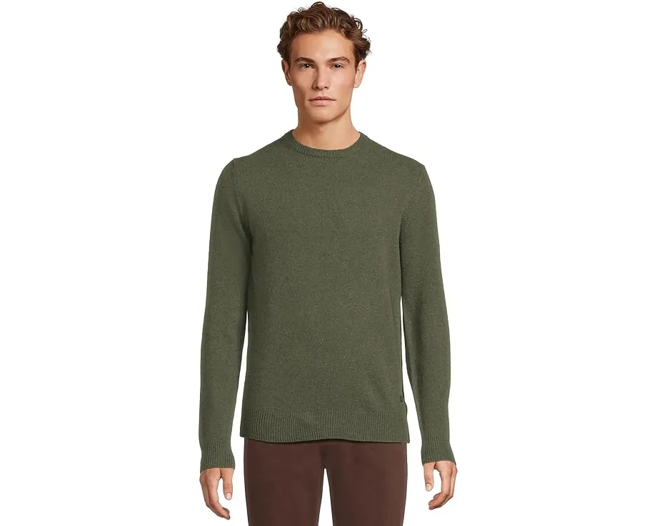 Свитер Barbour Essential Patch из чистой шерсти мериноса с кожаными заплатками