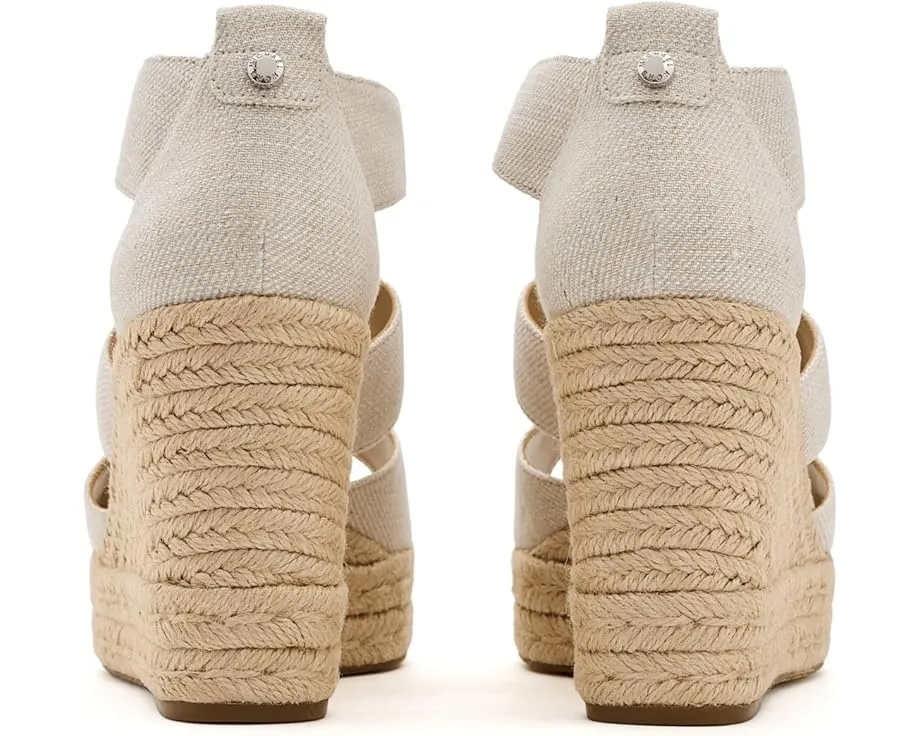Сандалии Etta Wedge на танкетке с платформой из джута MICHAEL Michael Kors