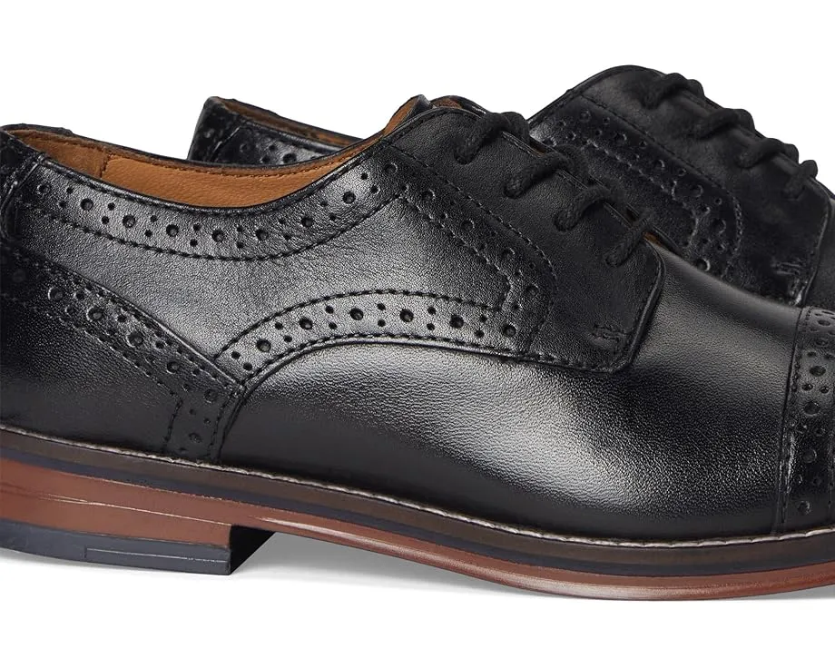 Оксфорды Johnston & Murphy Conard Cap Toe для детей с кожаным верхом