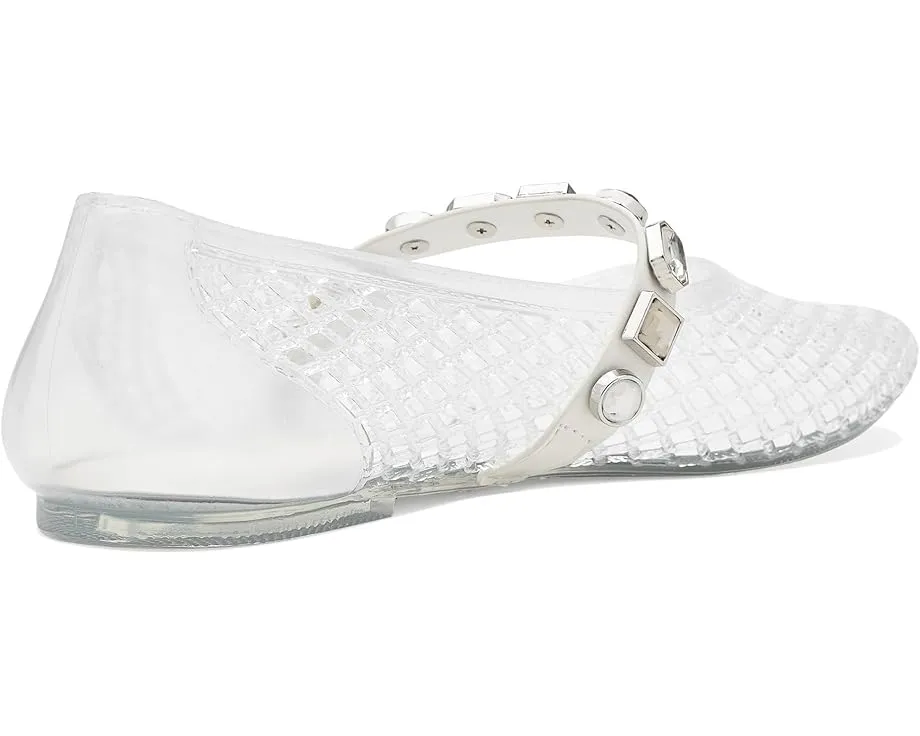 Желейные балетки Jazzy от Kenneth Cole New York с ремешком и стразами