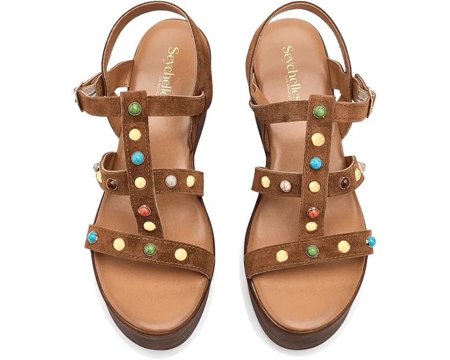 Босоножки Ticket To Ride от Seychelles с переплетенными цветочными лямками