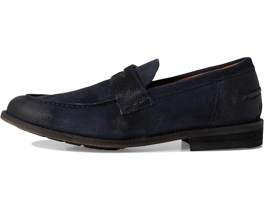 Мокасины Tyler Flex Penny из премиальной кожи с круглым носком и квадратным каблуком