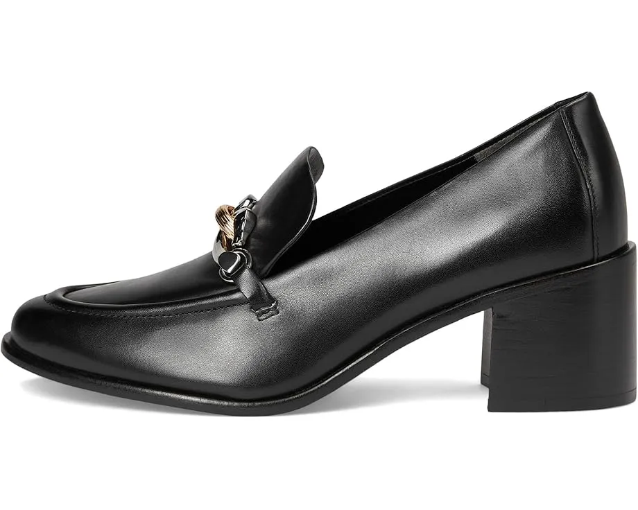 Лоферы Tory Burch Jessa на каблуке 55 мм с пряжкой и круглым носком