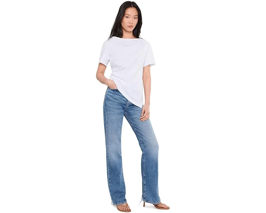 Футболка Vince Camuto с асимметричным подолом и короткими рукавами