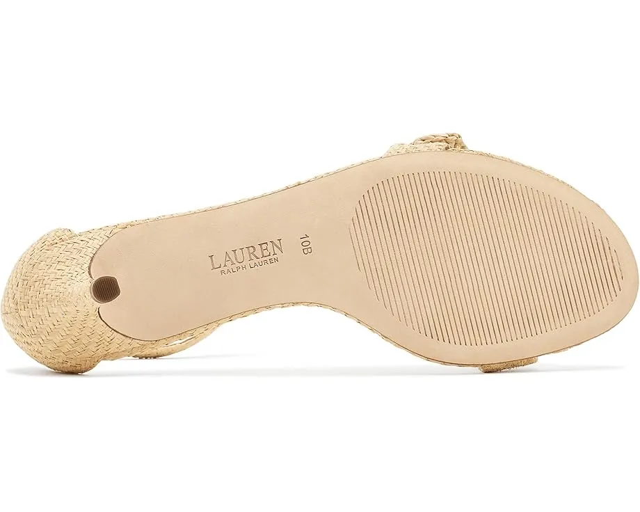 Босоножки Lauren Ralph Lauren Allie на среднем каблуке с отделкой из рафии
